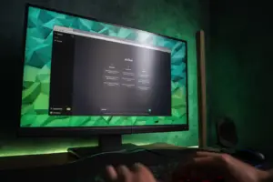 Computer screen showing Brivy Cyber’s 24/7 security monitoring and threat detection dashboard  Brivy IT