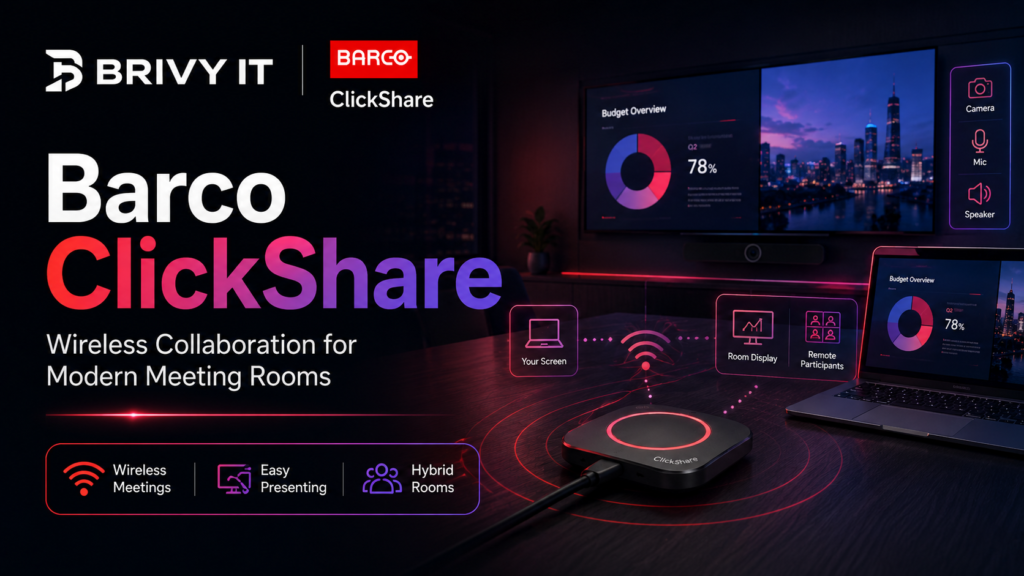 Barco ClickShare — Wireless Collaboration for Modern Meeting Rooms
