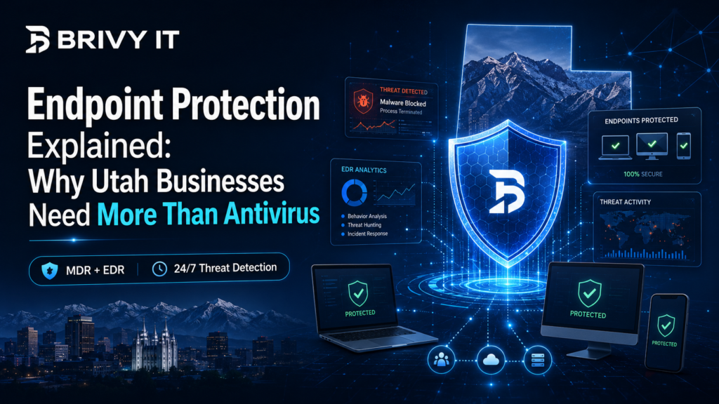 Endpoint protection (EDR/MDR) for Utah businesses — beyond antivirus