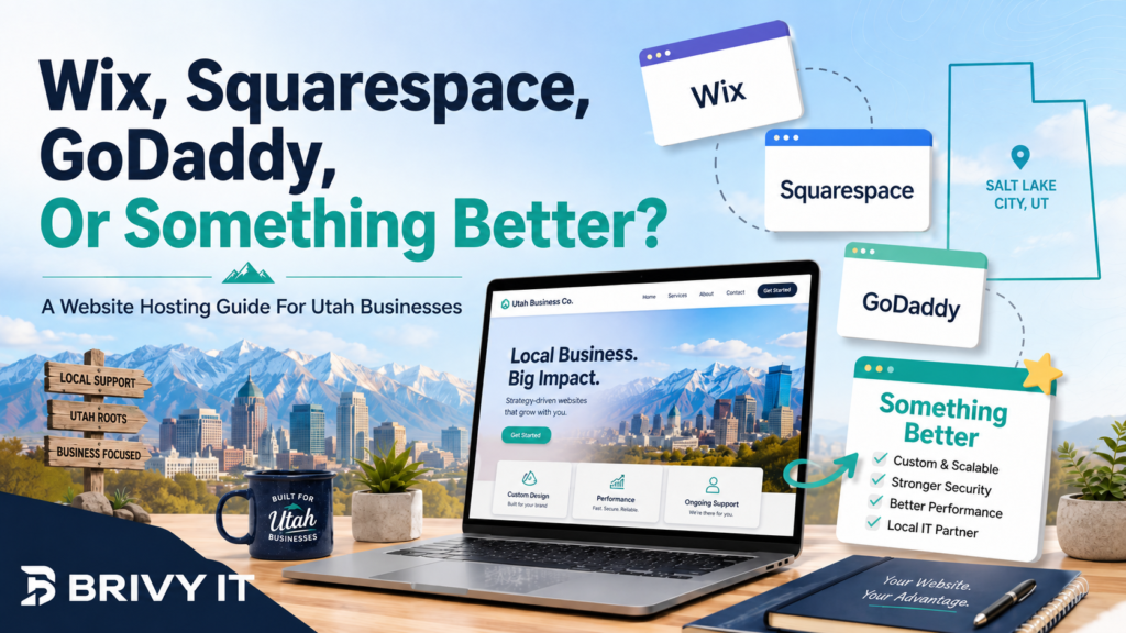 Wix vs Squarespace vs GoDaddy website hosting guide for Utah businesses